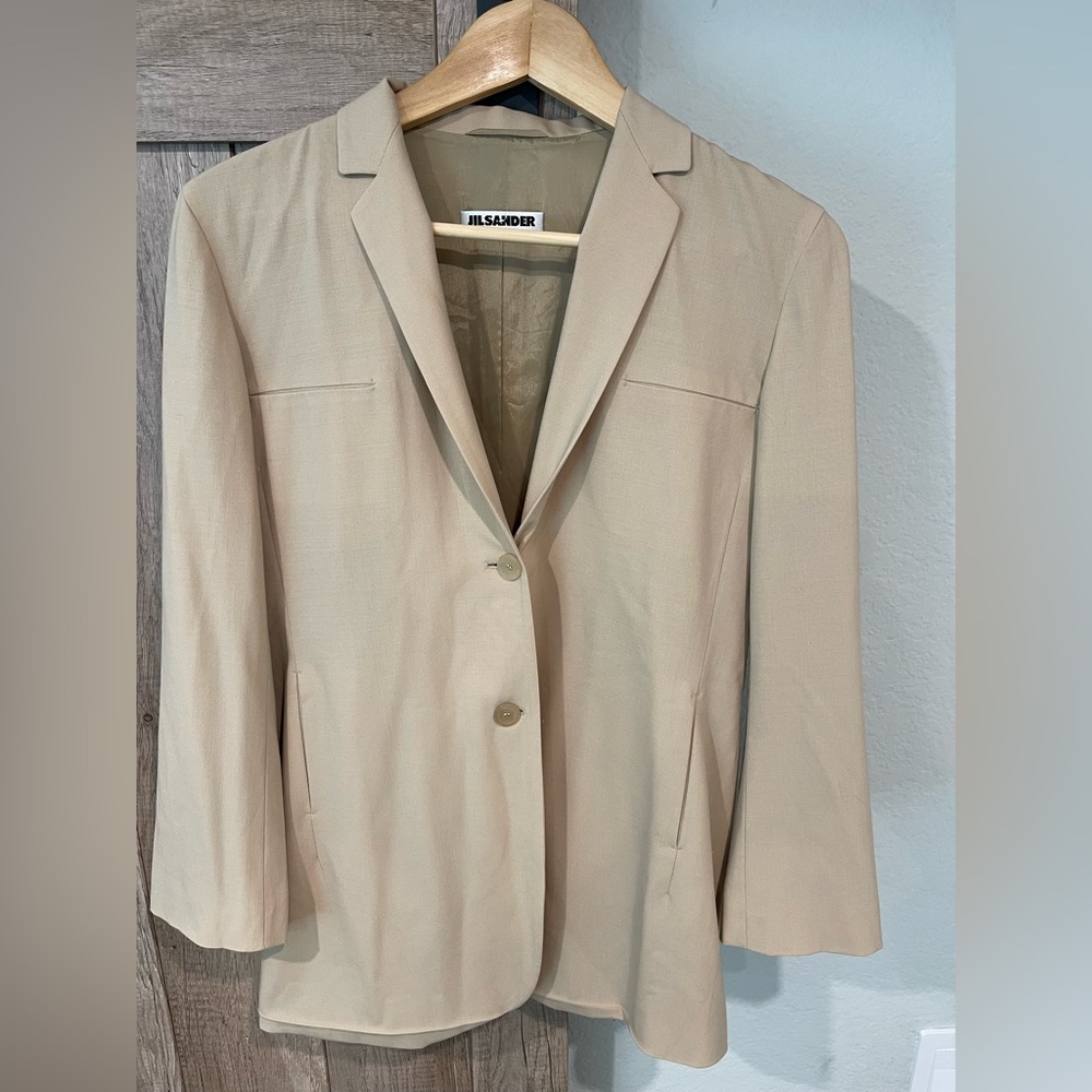 Jil Sander Beige Women's Blazer